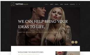 Tattoo Salon Joomla Template