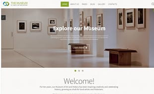 The Museum - Art & History Museum Responsive Joomla Template