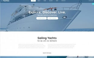 YachTec - Sailing Yachts & Charters Responsive Joomla Template