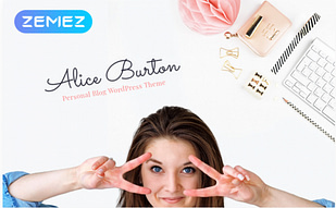 AliceBurton - Personal Blog Elementor