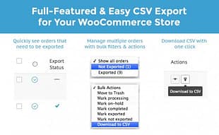 WooCommerce Order Customer CSV Export