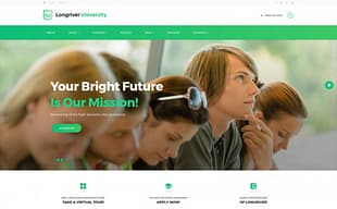 Longriver University Responsive WordPress