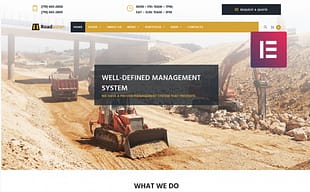 Roadastan - Road Construction Elementor
