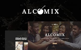 Alcomix - Cocktail Bar WordPress