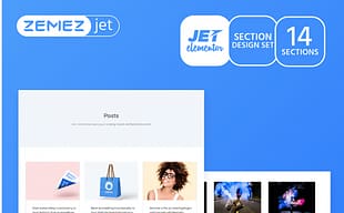 Convetus - Post Slider Jet Sections Elementor Template