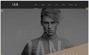 Ian Peterson Joomla Template
