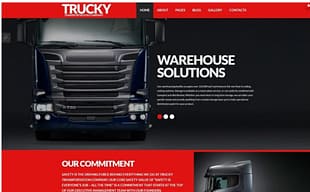 Trucky - Transportation Responsive Joomla Template