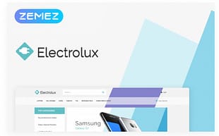 Electrolux - Electronics Shop Elementor