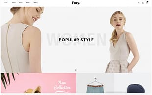 Foxy - Multipurpose Shop WooCommerce