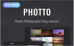 Photto - Photographer Blog Elementor