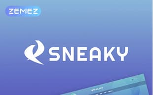 Sneaky - Sport Shoes Elementor