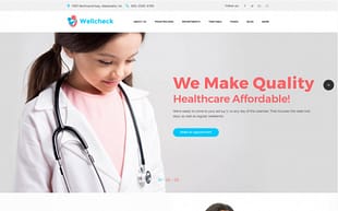 Wellcheck - Pediatric Clinic WordPress