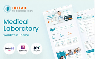 LifeLab - Medical Laboratory WordPress