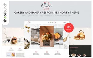 Cakie - Cakery & Bakery Responsive Shopify Theme