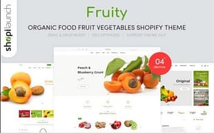 Fruity - Organic Food/Fruit/Vegetables eCommerce Shopify Theme