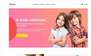 Kids Clothing Mobile-Optimized Magento Theme