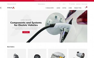 Volta - Electric Vehicles Parts and Components Minimal Magento Theme