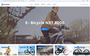 WildRide - Sports Bicycle WordPress