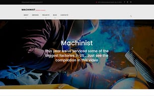 Machinist - Professional Industrial WordPress