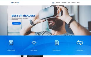 RufusVR - VR Startup Responsive WordPress Theme