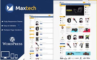 Maxtech Electronics WooCommerce Theme