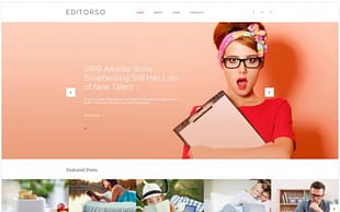 Editorso - Journalist Blog WordPress