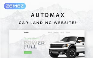 Automax - Car Landing Responsive