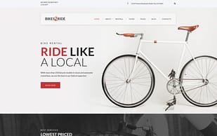 Bikes2Ride - Cycling WordPress