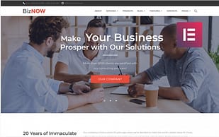 Biznow - Business Consulting Elementor