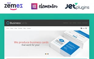 Business Cards Store WooCommerce