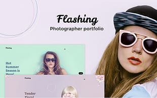 Flashing - Photographer Portfolio WordPress