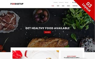 FoodSetup - Food & Restaurant Store