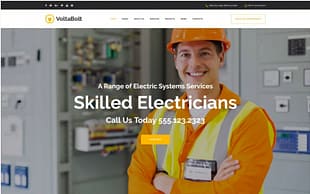 VoltaBolt - Electrician Services Responsive