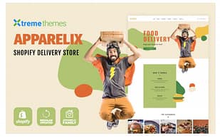 Apparelix Food Delivery Shopify Theme