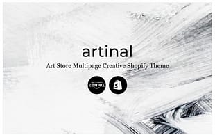 Artinal - Art Store Multipage Creative Shopify Theme