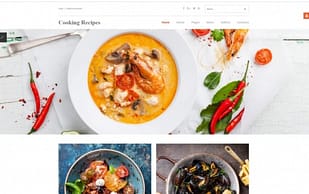 Cooking Recipes Responsive Joomla Template
