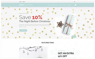 Snowy Christmas - Christmas Gifts Shopify Theme
