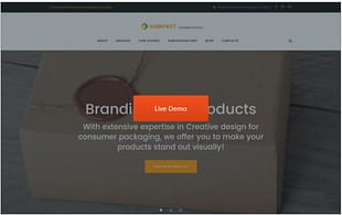 Compact - Packaging Company WordPress