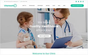 VitaHealth - Pediatric Clinic Responsive