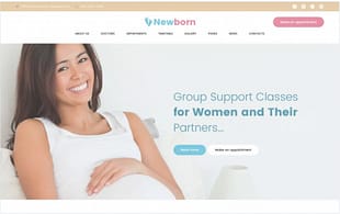 Newborn - Pregnancy Support Center WordPress Theme