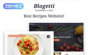 Blogetti - Restaurant Blog WordPress Theme