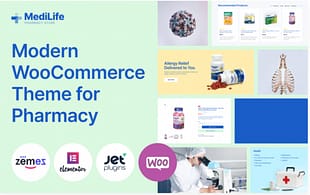 MediLife - Clean Pharmacy Elementor
