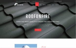 RoofOnFire - Roofing Company Responsive