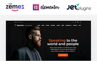 Speaker - Life Coach WordPress