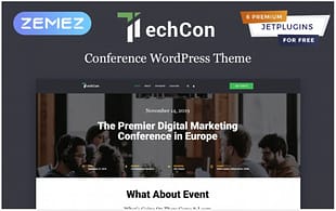 TechCon - Conference One Page