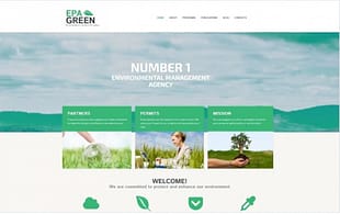 Environmental Responsive WordPress Theme