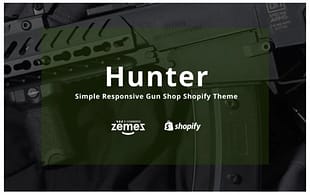 Hunter - Simple Responsive Gun Shop Shopify Theme