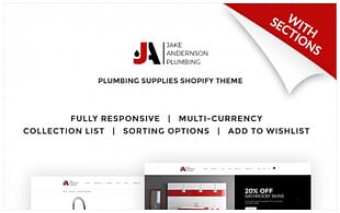 Jake Anderson Plumbing Shopify Theme
