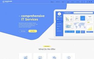 Maxicode - IT Multipage Creative Joomla Template