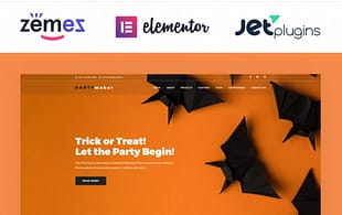 PartyMaker - Halloween Party WordPress Theme